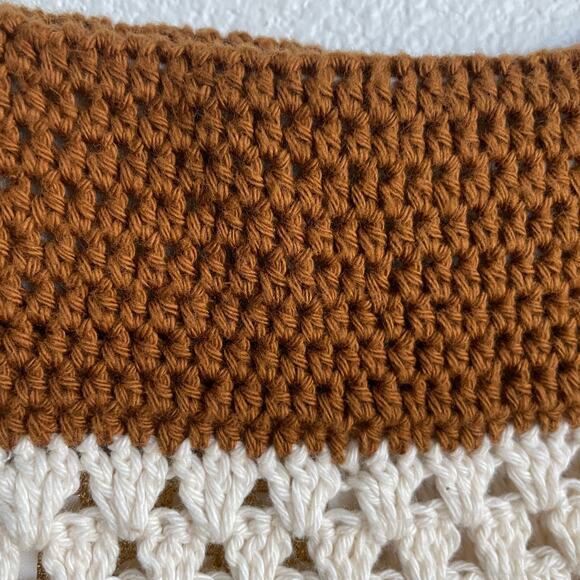 New Stella Pardo Paris Crochet Chevron Knit Skirt - Picture 10 of 10